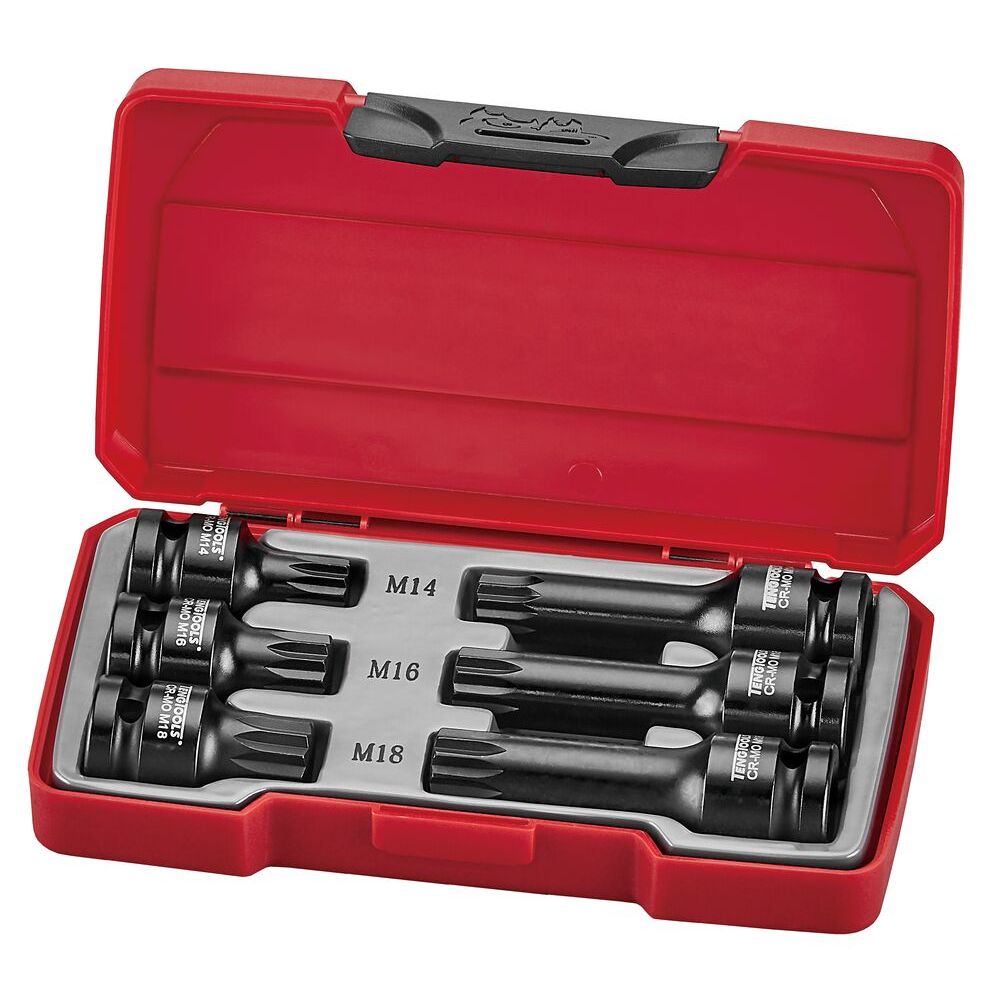 Teng Impact socket set on white background