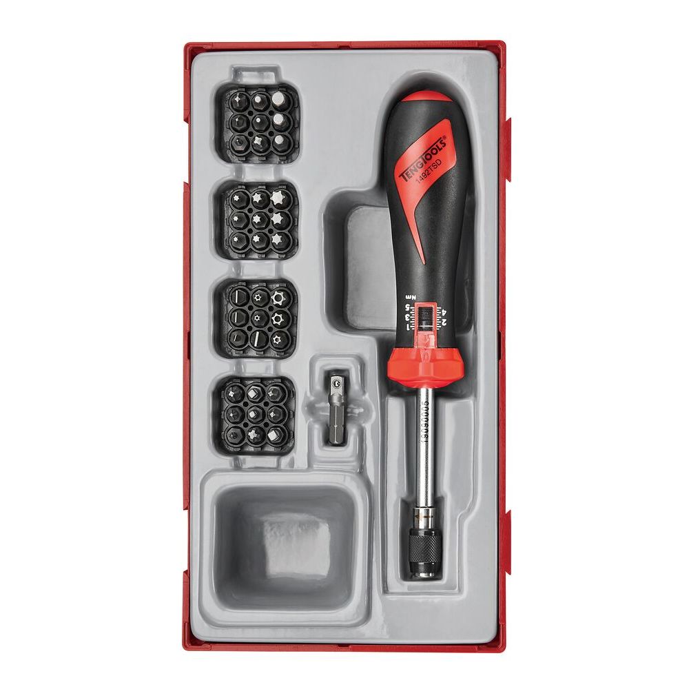 Teng Torque screwdriver on white background