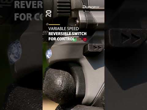 Durofix G12 Stubby Hammer Drill/Driver (BLDC) + x1 4Ah x1 2Ah Battery, Charger, Bag - RK12136-PG