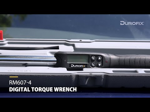 Durofix 1/2" Digital Torque Wrench 20-200Nm + Sockets - RM607-4
