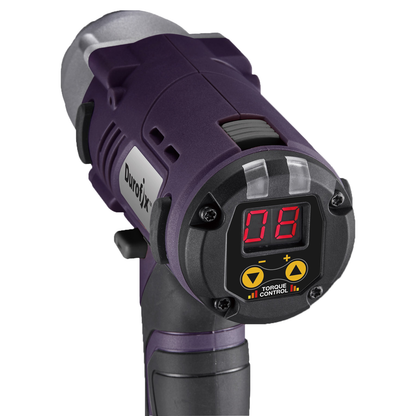 Close up Durofix cordless impact driver on a white background