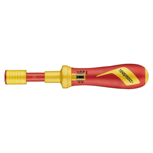 Teng Torque screwdriver on white background