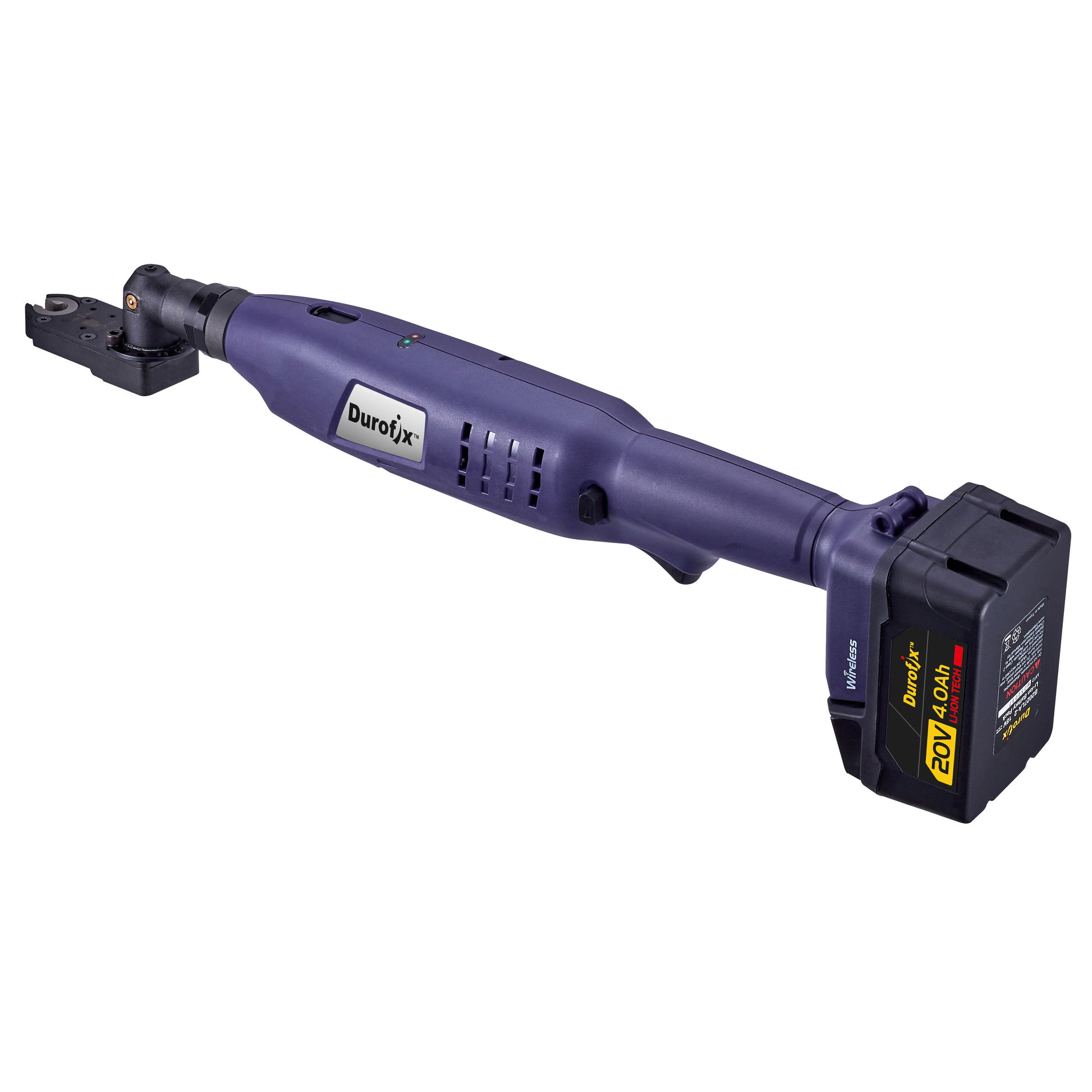 Durofix cordless impact driver on a white background