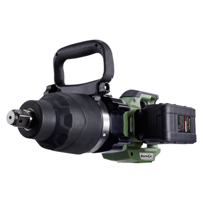 Durofix 60V 1" Square Drive Super Jumbo Impact Wrench complete with 2 x 2.5Ah Batteries, 1 x Charger, Bare Tool & UK Adapter - RI60176-P
