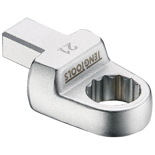 Teng end fitting on white background