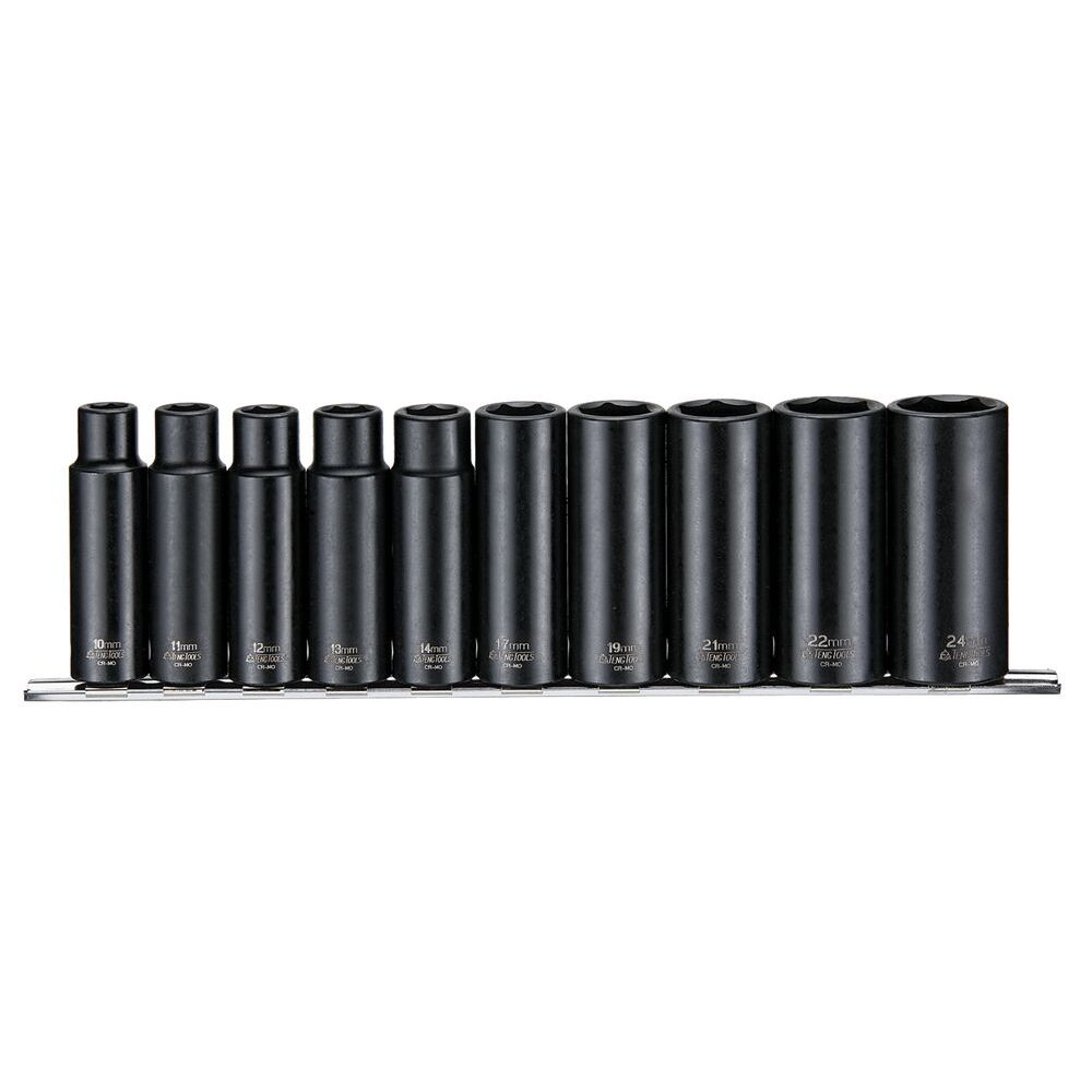 Teng Impact socket set on white background