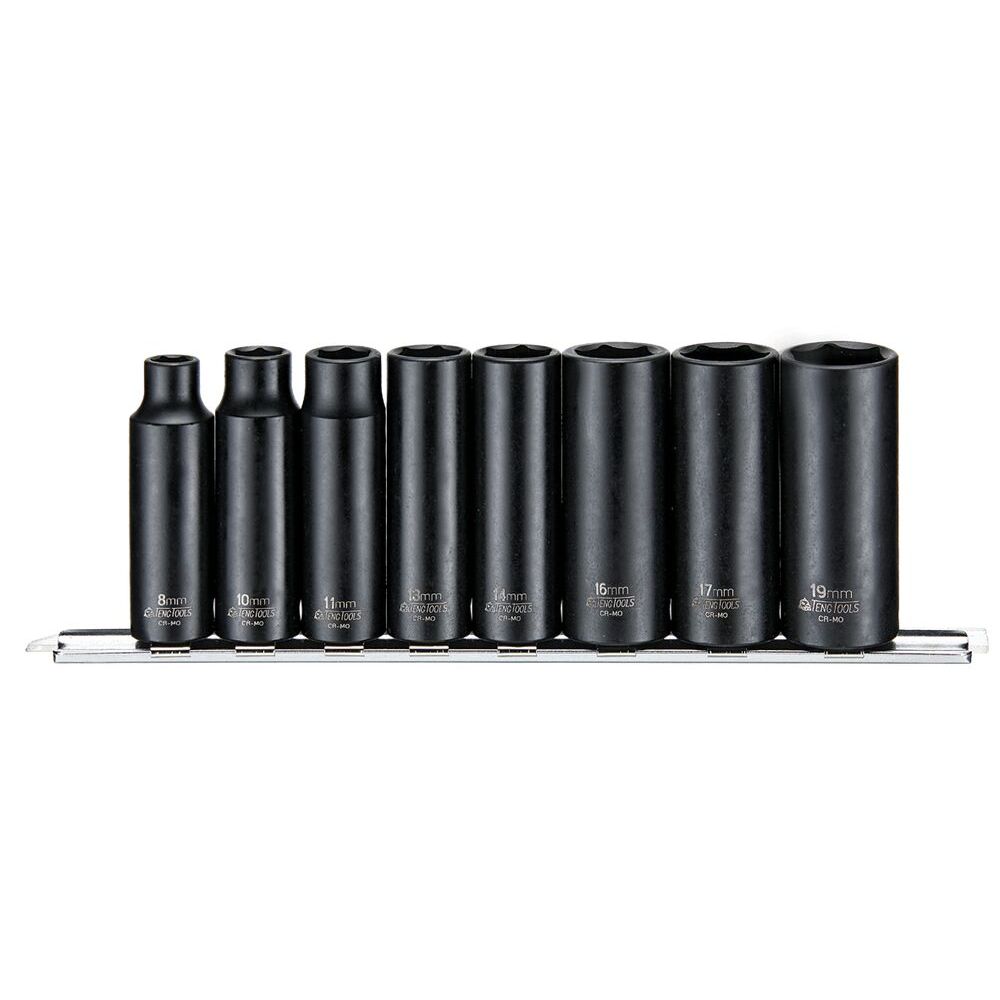 Teng Impact socket set on white background