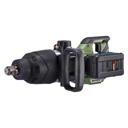 Durofix 60V 1" Square Drive Super Jumbo Impact Wrench complete with 2 x 2.5Ah Batteries, 1 x Charger, Bare Tool & UK Adapter - RI60176-P