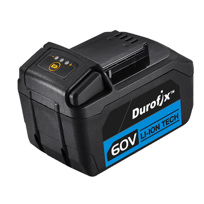 Durofix 60V Li-ion battery pack on a white background