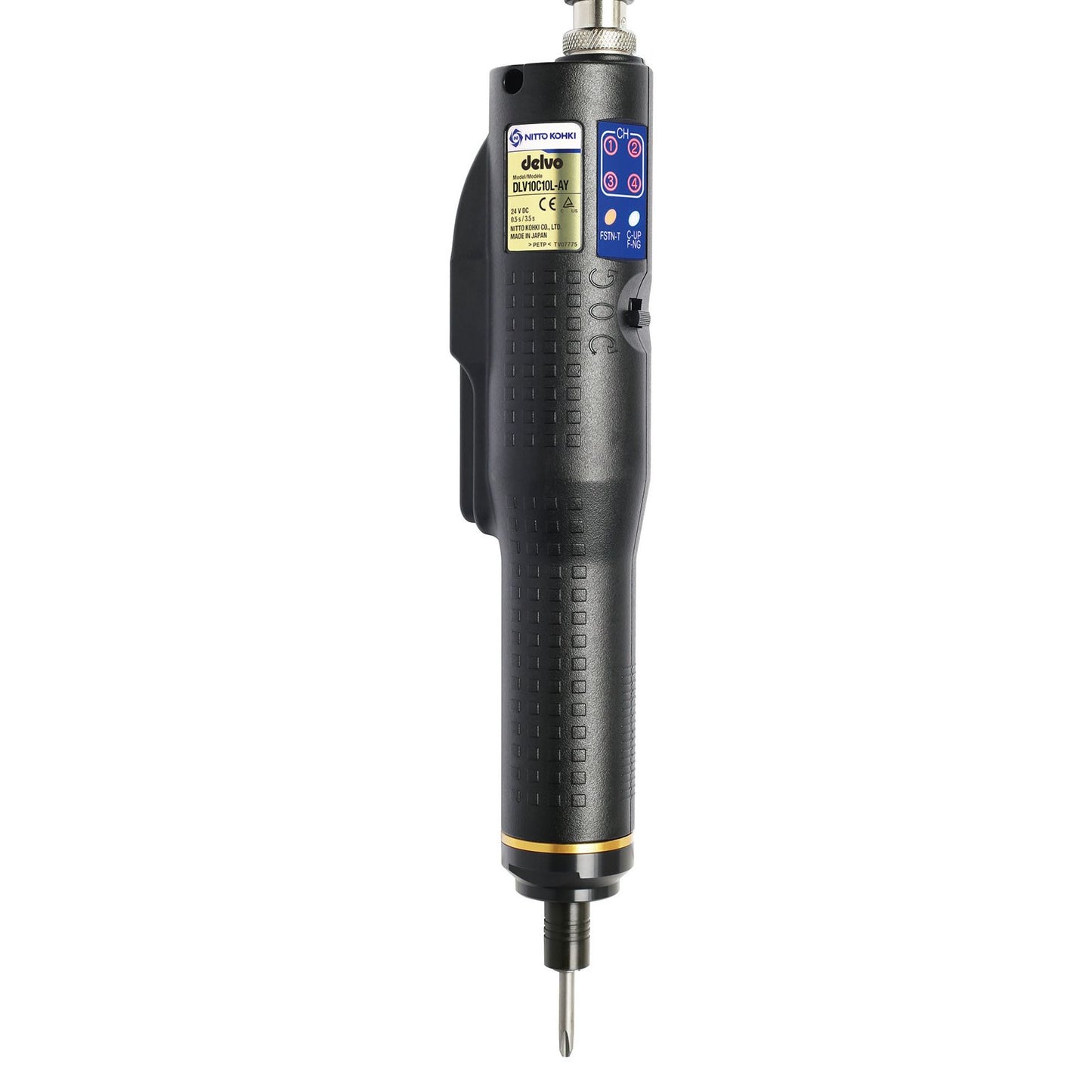 DLV10C10L-AY_Black electronic  torque screwdriver tool with digital display 