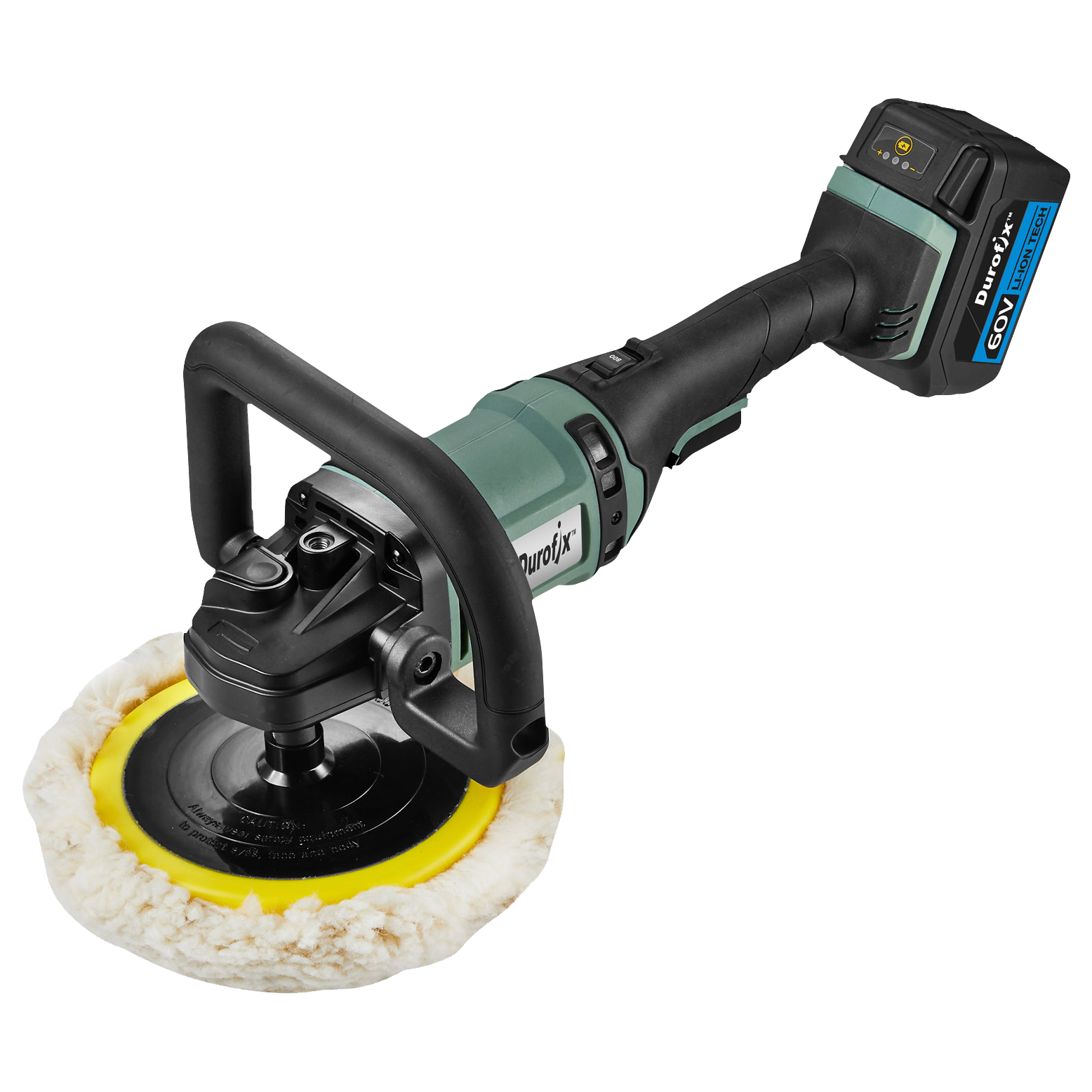Angle polisher on white background