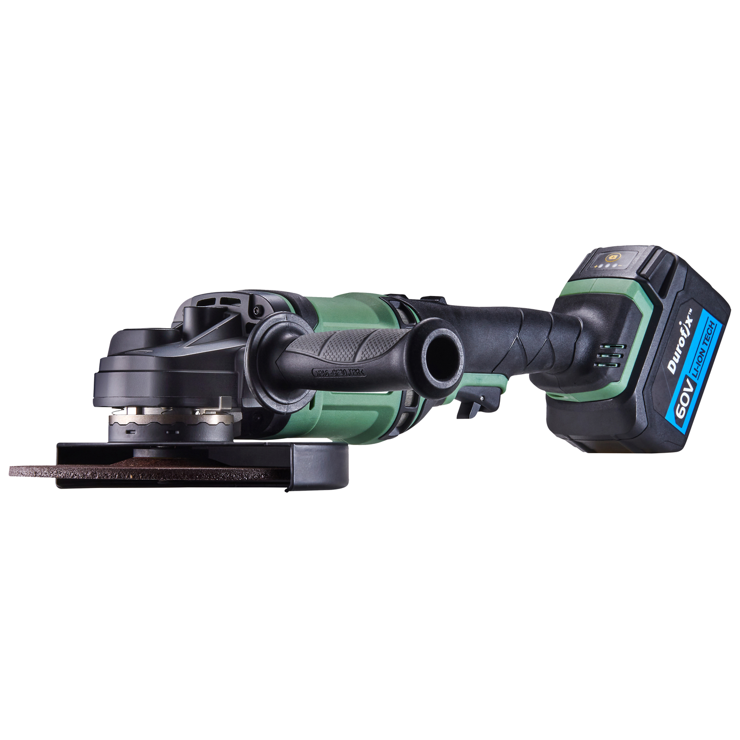 Angle grinder on white background