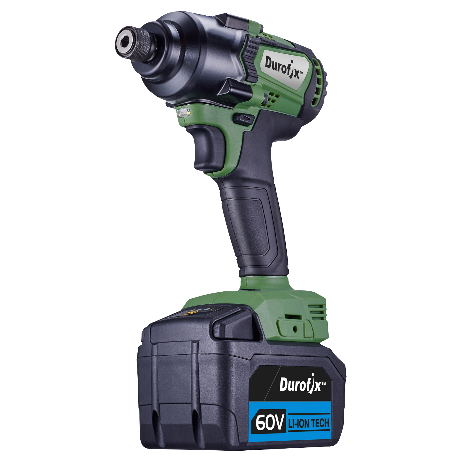 Impact driver on white background