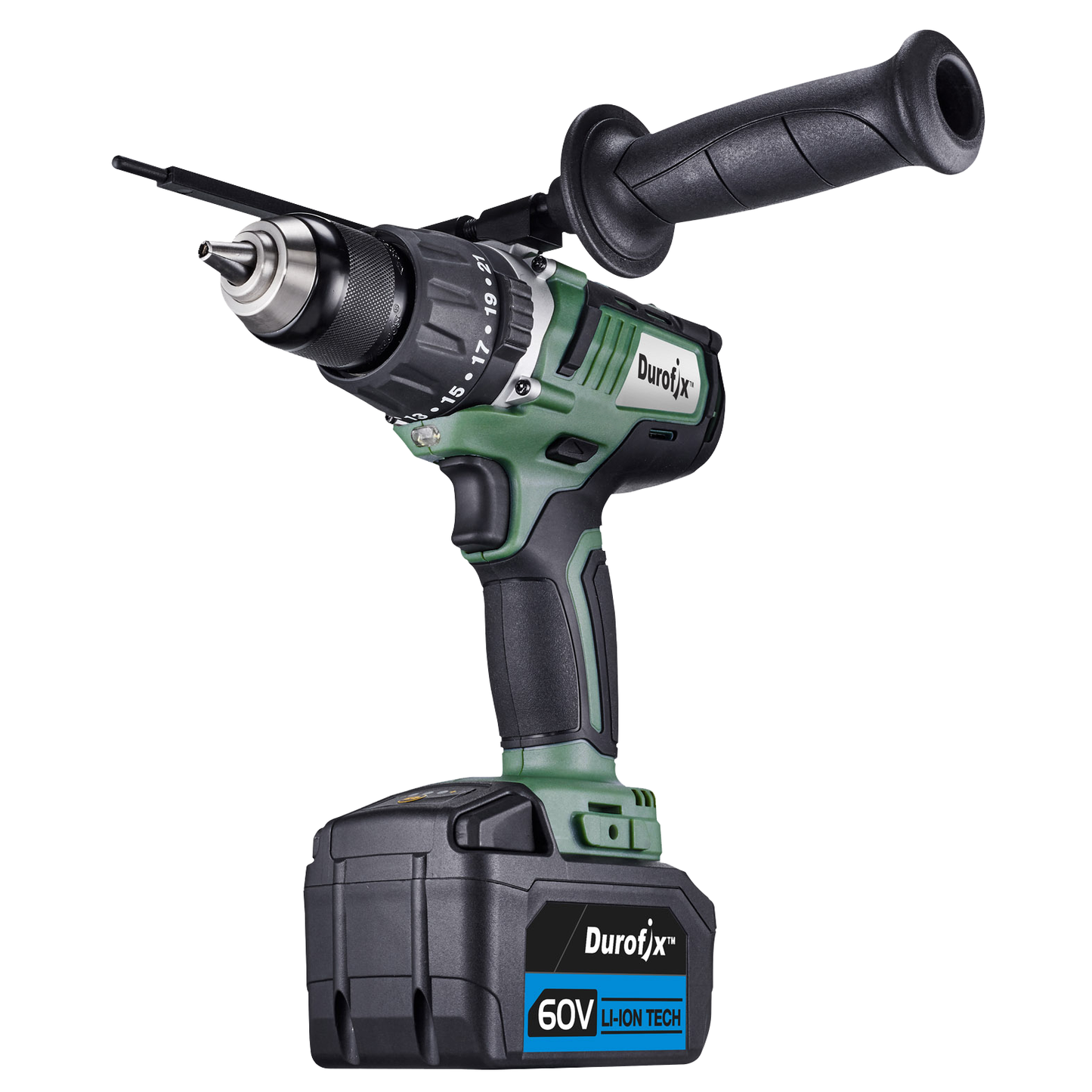 Hammer Drill on white background