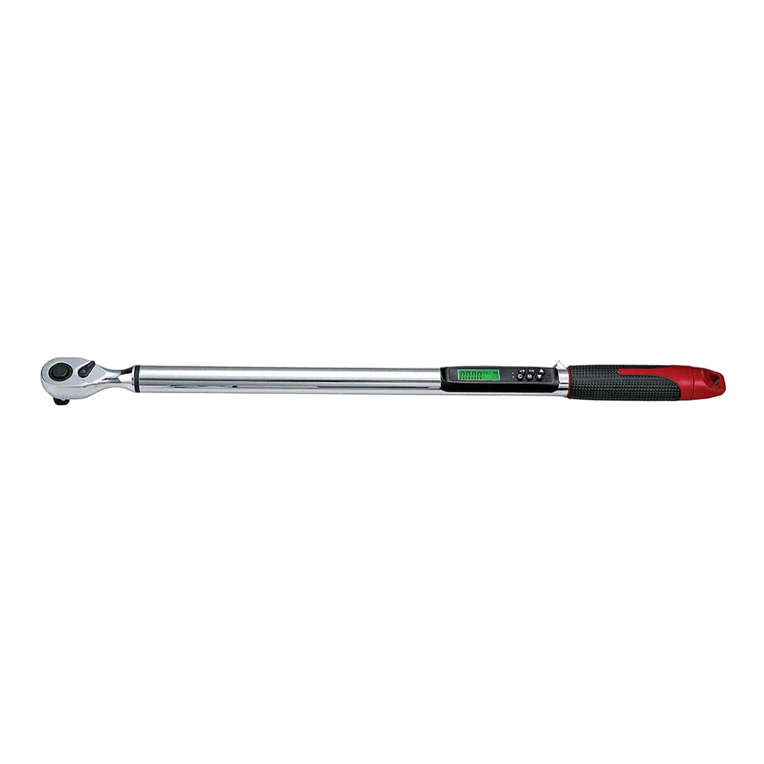 Digital torque wrench on white background