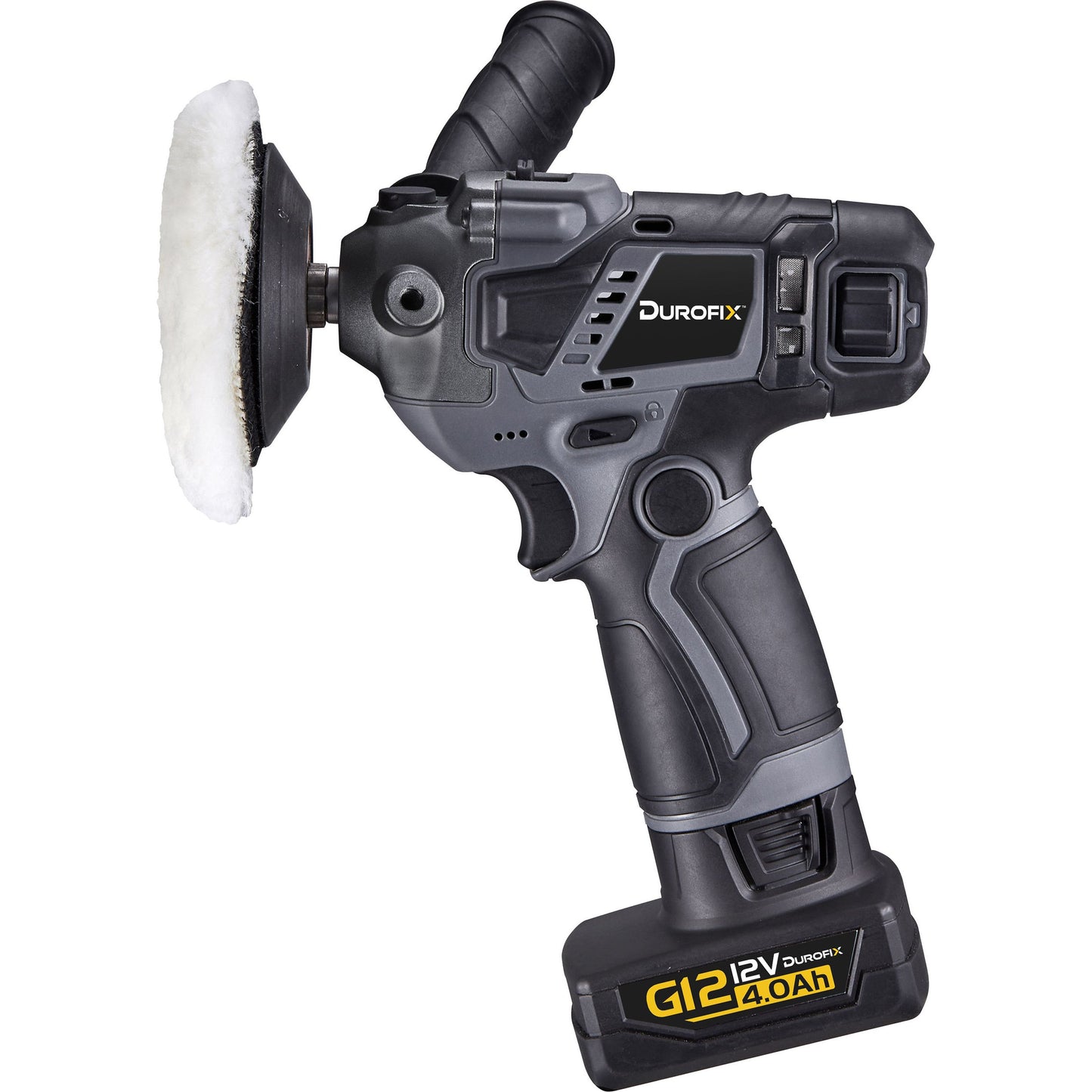 Rotary polisher on whit background