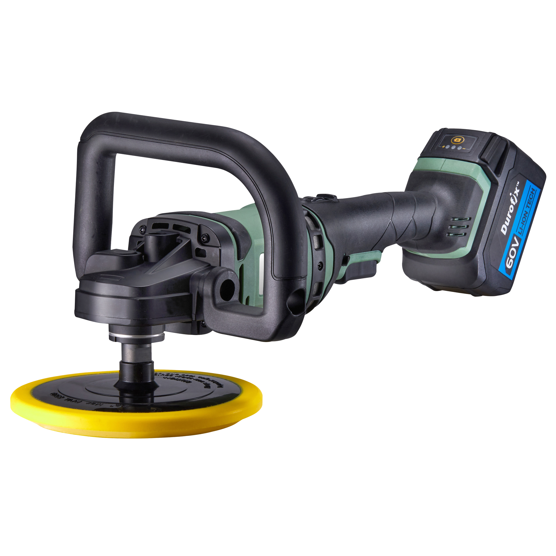 Angle polisher on white background