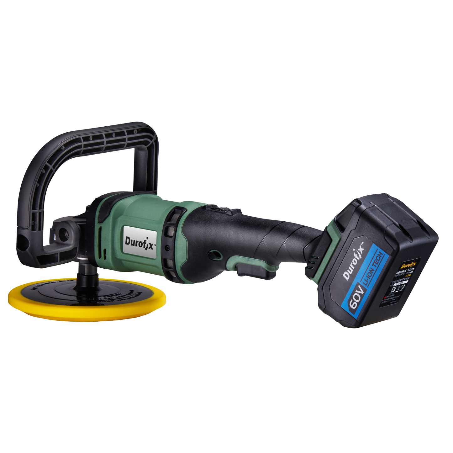 Angle polisher on white background