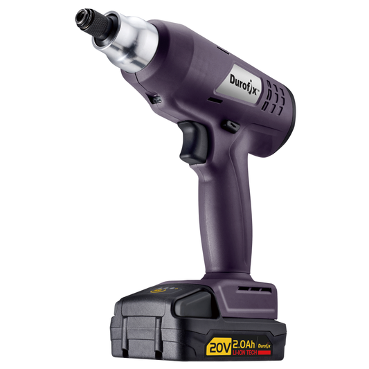 Durofix cordless impact driver on a white background