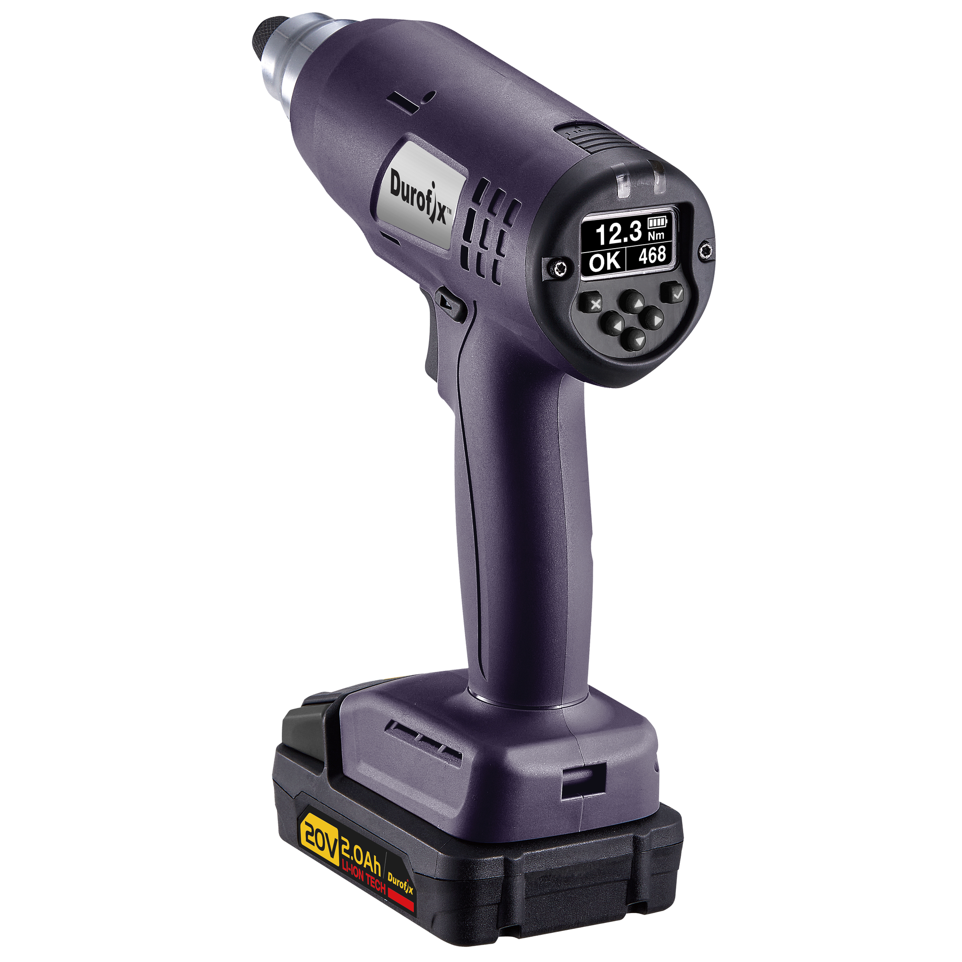 Durofix cordless impact driver on a white background