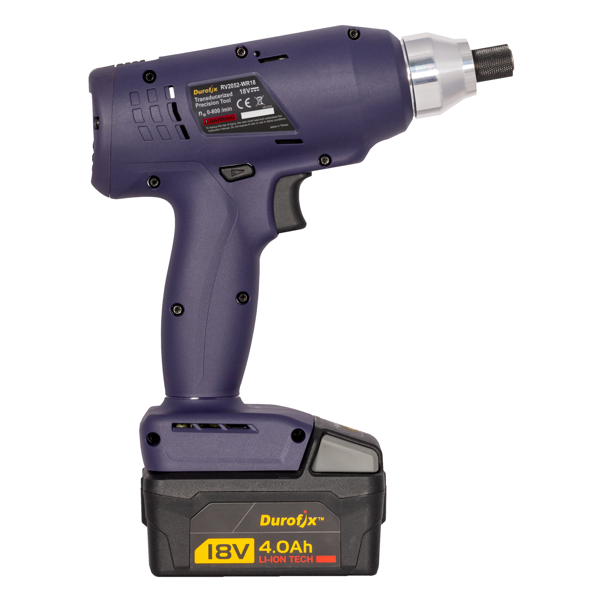 Durofix cordless impact driver on a white background