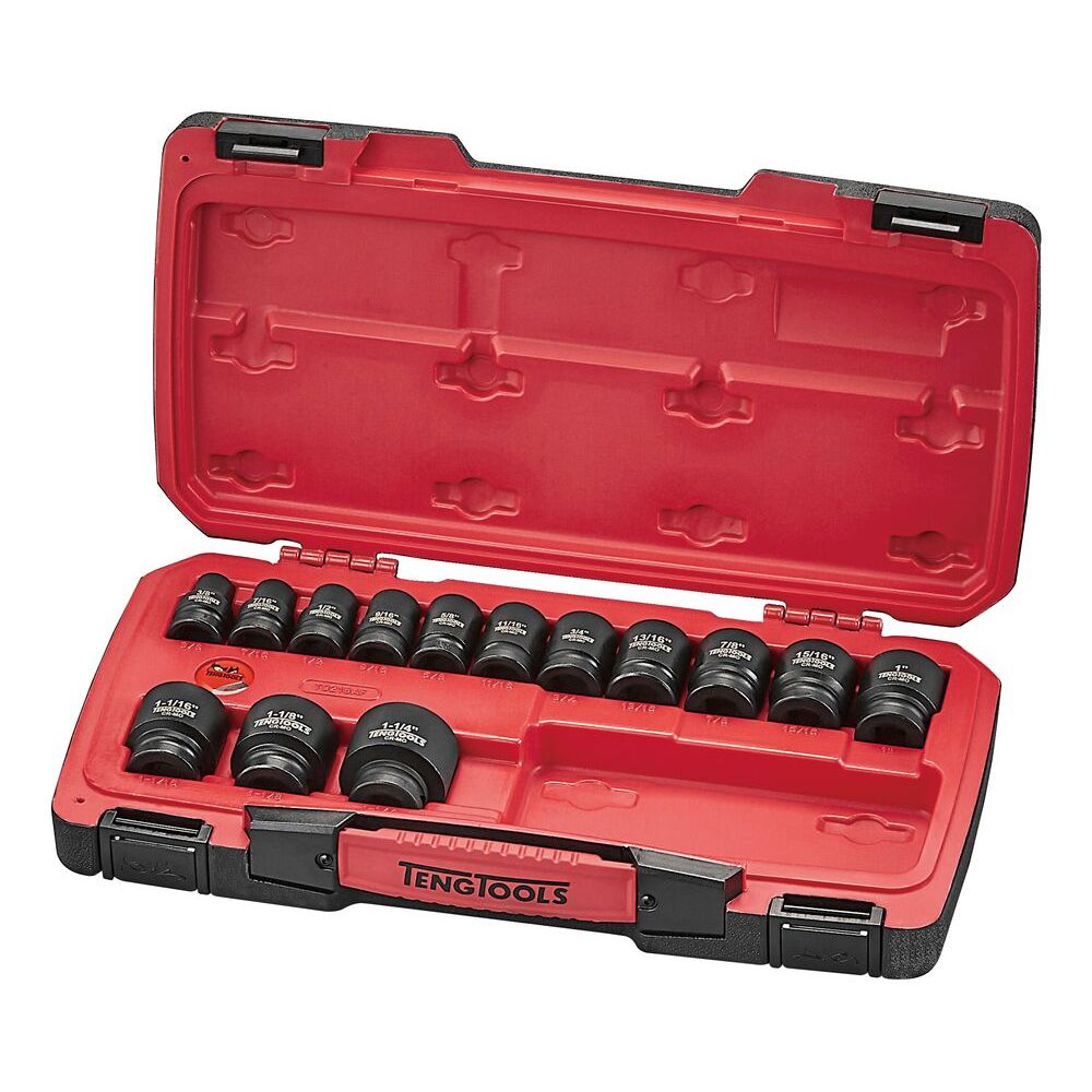 Teng Impact socket set on white background