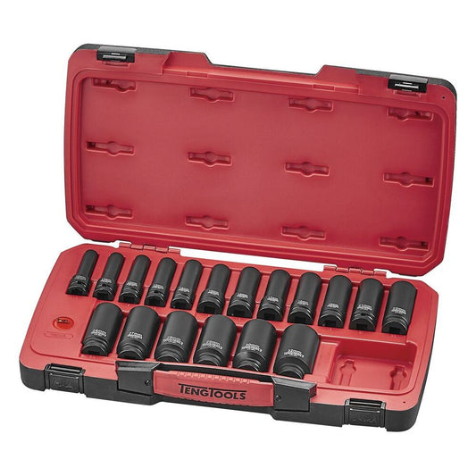 Teng Impact socket set on white background