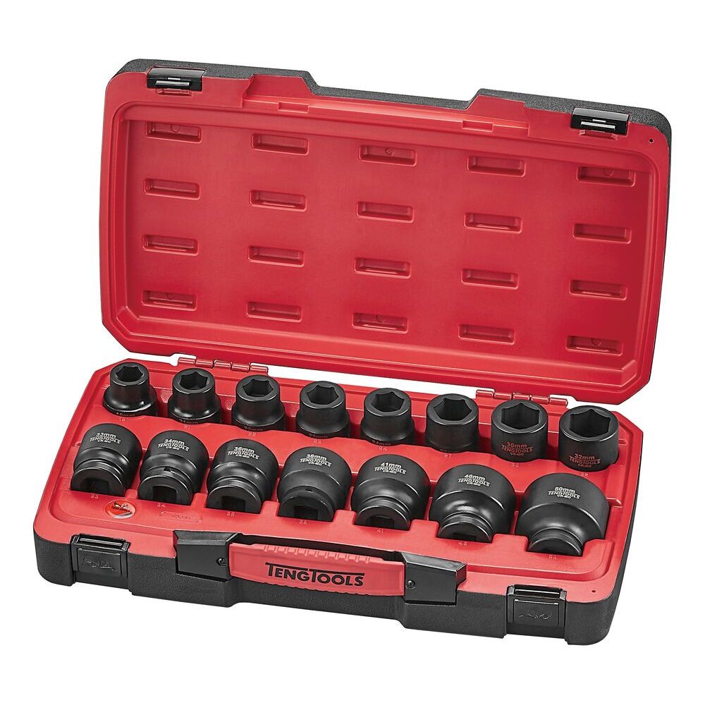 Teng Impact socket set on white background