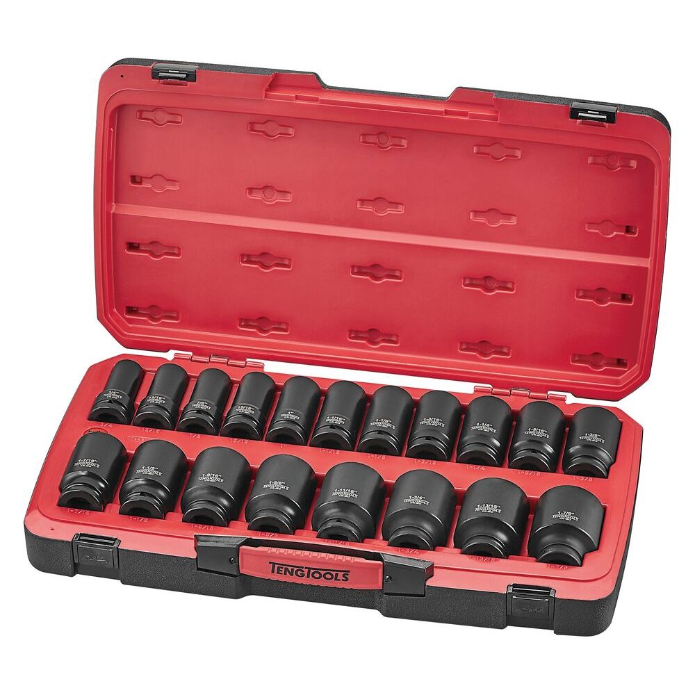 Teng Impact socket set on white background