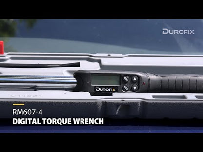 Durofix 1/2" Digital Torque Wrench 20-200Nm + Sockets - RM607-4