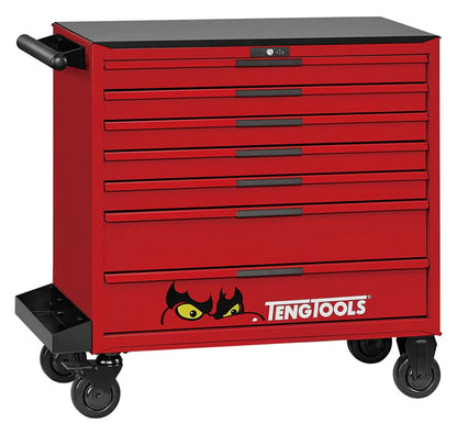 37" PRO35™ Teng Tools Red Roller Cabinet Tool Kit includes 595 Tools!